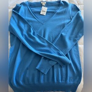 J. Crew Factory NWT bright blue sweater